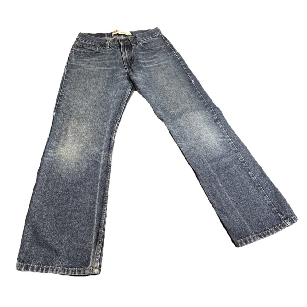 Levi's 514 Slim Straight Jeans Women's 16 Reg W28 L28 Medium Wash Stretch Denim